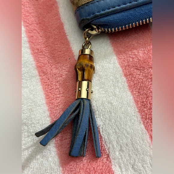 GUCCI LONG ZIPPY WALLET W/BAMBOO TASSEL - Picture 10 of 16